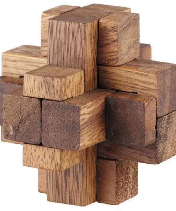 Master Cross Wooden Three Dimensional Assembly Puzzle